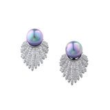Shimmering Lillies S925 Silver Earrings UAE