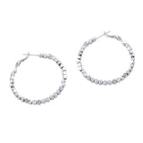 Scintillating Squares Titanium Steel Earrings