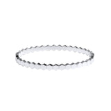 Honeycomb Silver Plated Bracelet