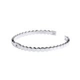 Honeycomb Silver Plated Bracelet