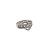 Adjustable Heart Shape Silver Plated Ring UAE