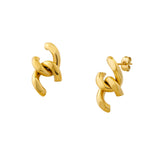 Link Chain Gold Plated Earring