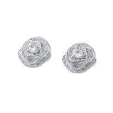 Camellia S925 Silver Earrings