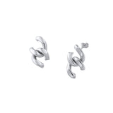 Link Chain Silver Plated Earring