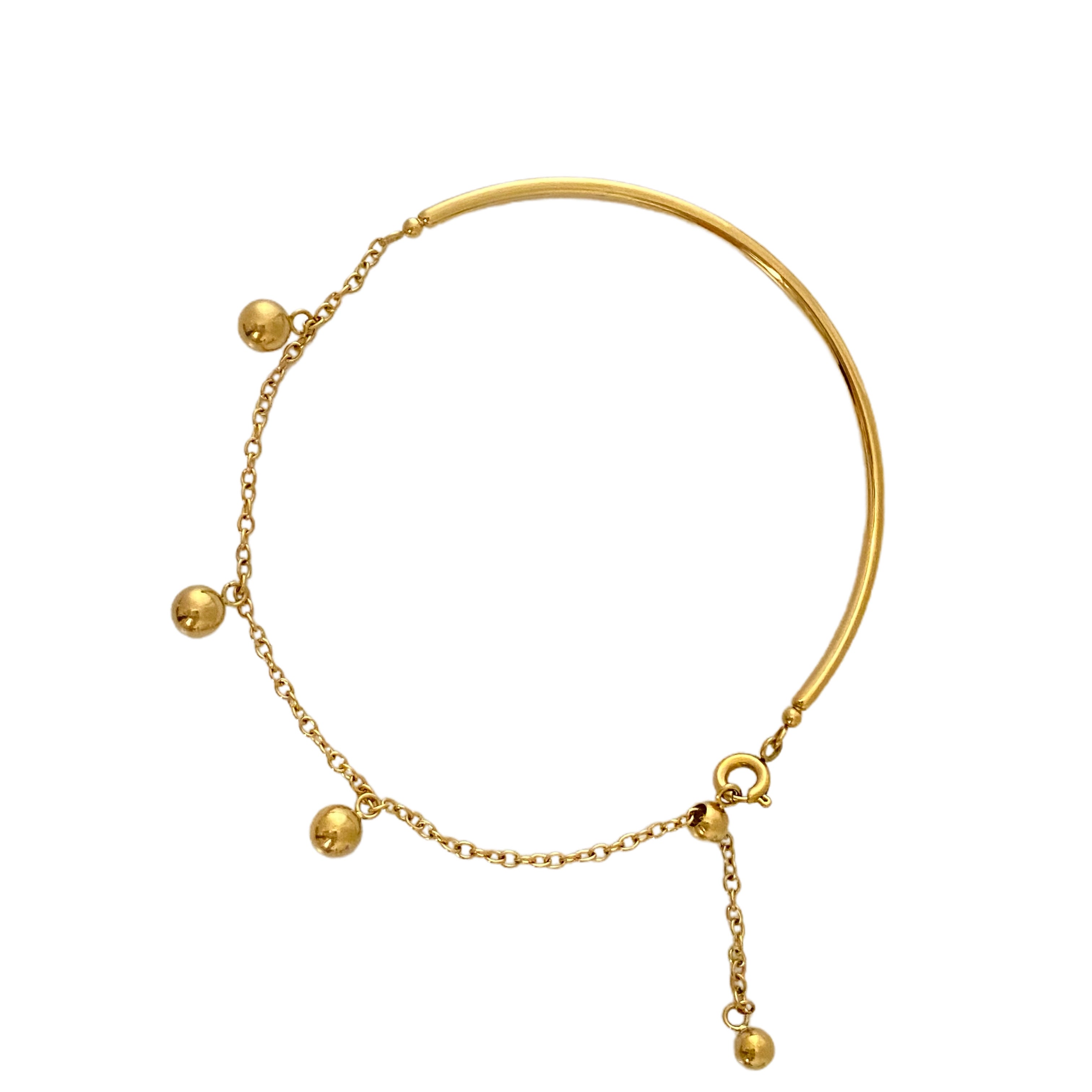 Lucky Beas Adjustable Gold Plated Bracelet